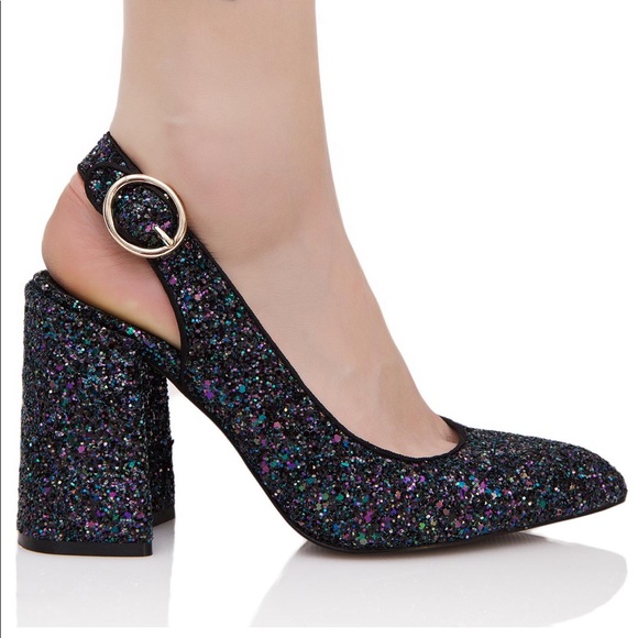 Citadel Midnight Kitten Heel Slingback Pump - Picture 5 of 5